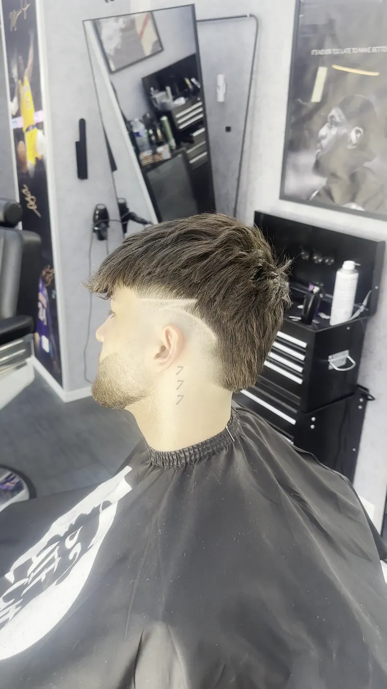 Modern Mullet — Fade + Bart